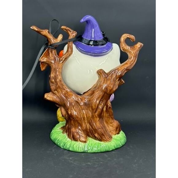 Hello Kitty Adorable Halloween Scene, Tree, Broom, Pumpkin - Picture 6 of 11